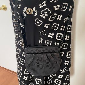 Coach Classic canvas crossbody bag